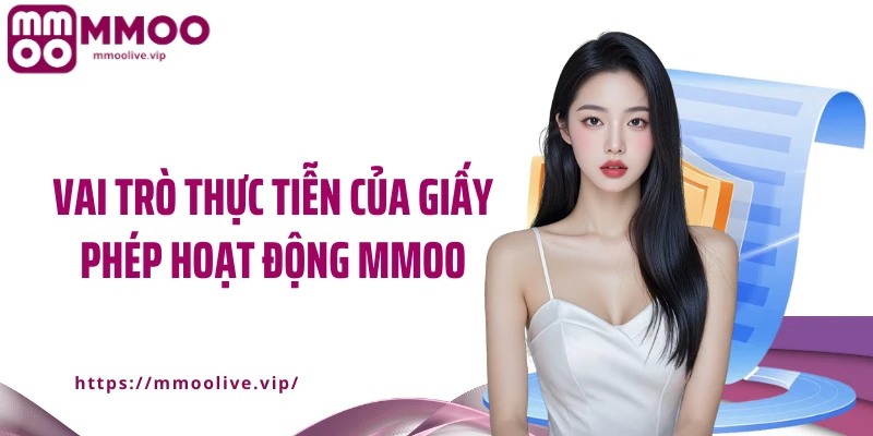 Vai trò thực tiễn của giấy phép hoạt động MMOO